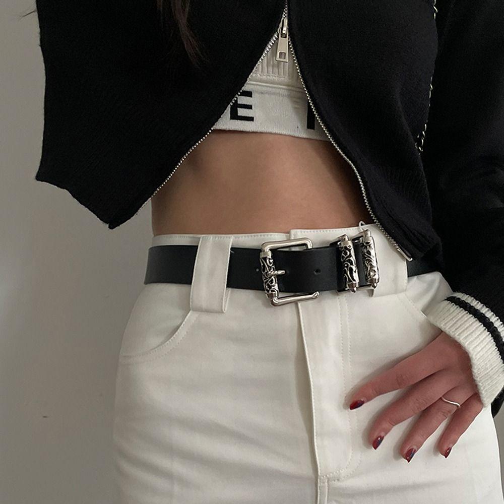 Trouser Decoration Men Waist Belts Metal Buckle Waist Belts Korean Waistbands Women Waist Belts