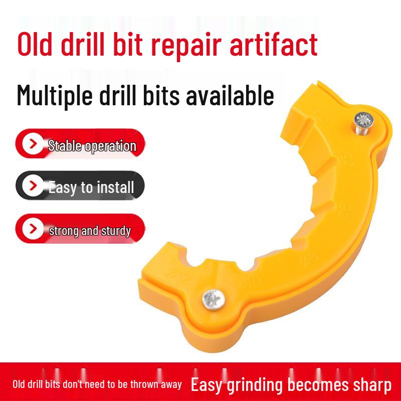 Angle Grinder Drill Bit Sharpener: Auxiliary Tool for Edge Grinding and Polishing