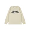 2024 Trendy Korean Unisex Letter Print Heavyweight Long Sleeve Hip Hop T-Shirt