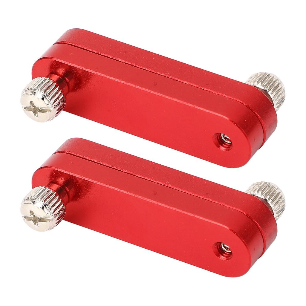 2PCS Ruler Positioning Block Aluminum Alloy Adjutsable Ruler Positioning Limit Block
