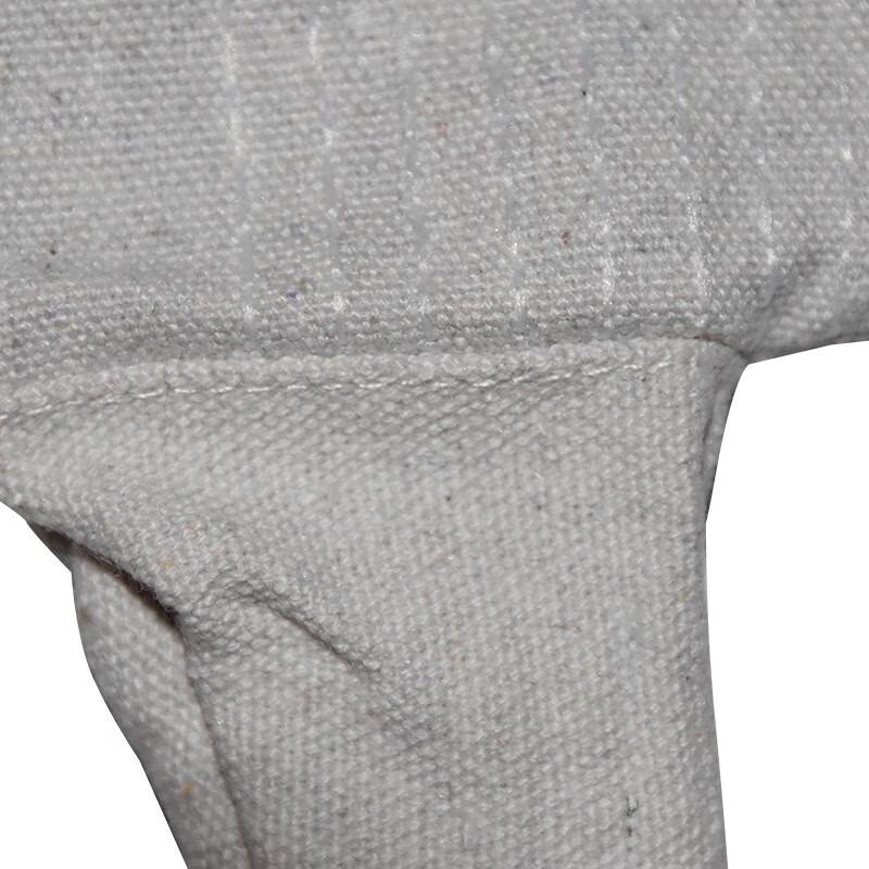 Lijiu Hong Extended White Canvas Work Gloves
