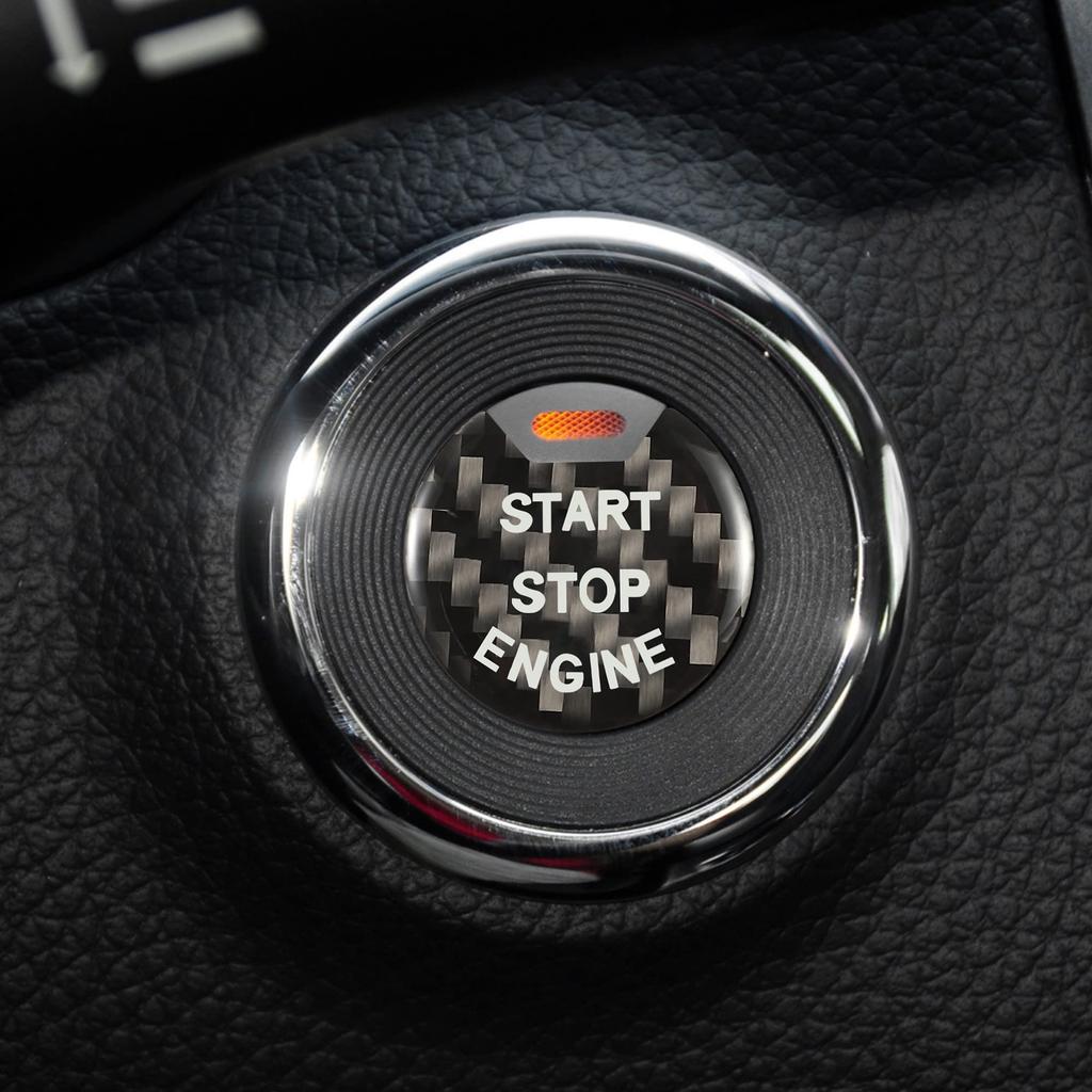 TOMALL Car Engine Start Button Cover Trim Compatible For Nissan Altima Murano Push Start