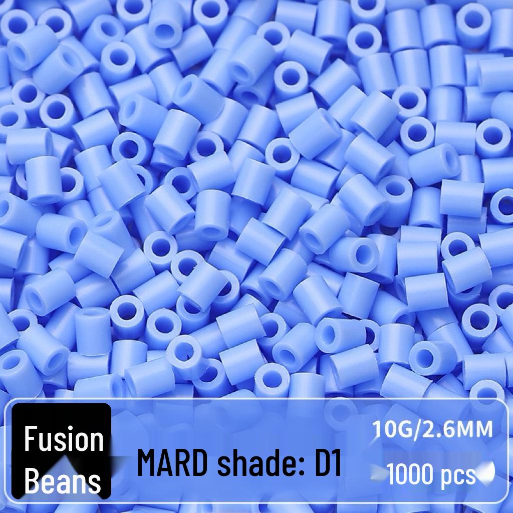 Confezione di Ricarica Perline Termofusibili da 264 Colori - 1000 Perline, 2,6 MM, Materiali per Puzzle 3D Fai da Te