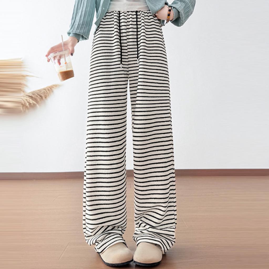 Women's Fashionable Casual Loose Fleece Lined Long Pants