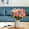 1/4pcs Artificial Flowers Peony Home Wedding Room Decor Festival Party Garland Material Diy Gift Box Indoor Furnishing Silk Rose