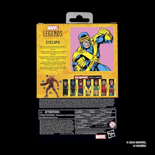 Hasbro Marvel Legends Series Cyclops, X-Men Comics Collectible 15cm Action Figure G0795 Authentic