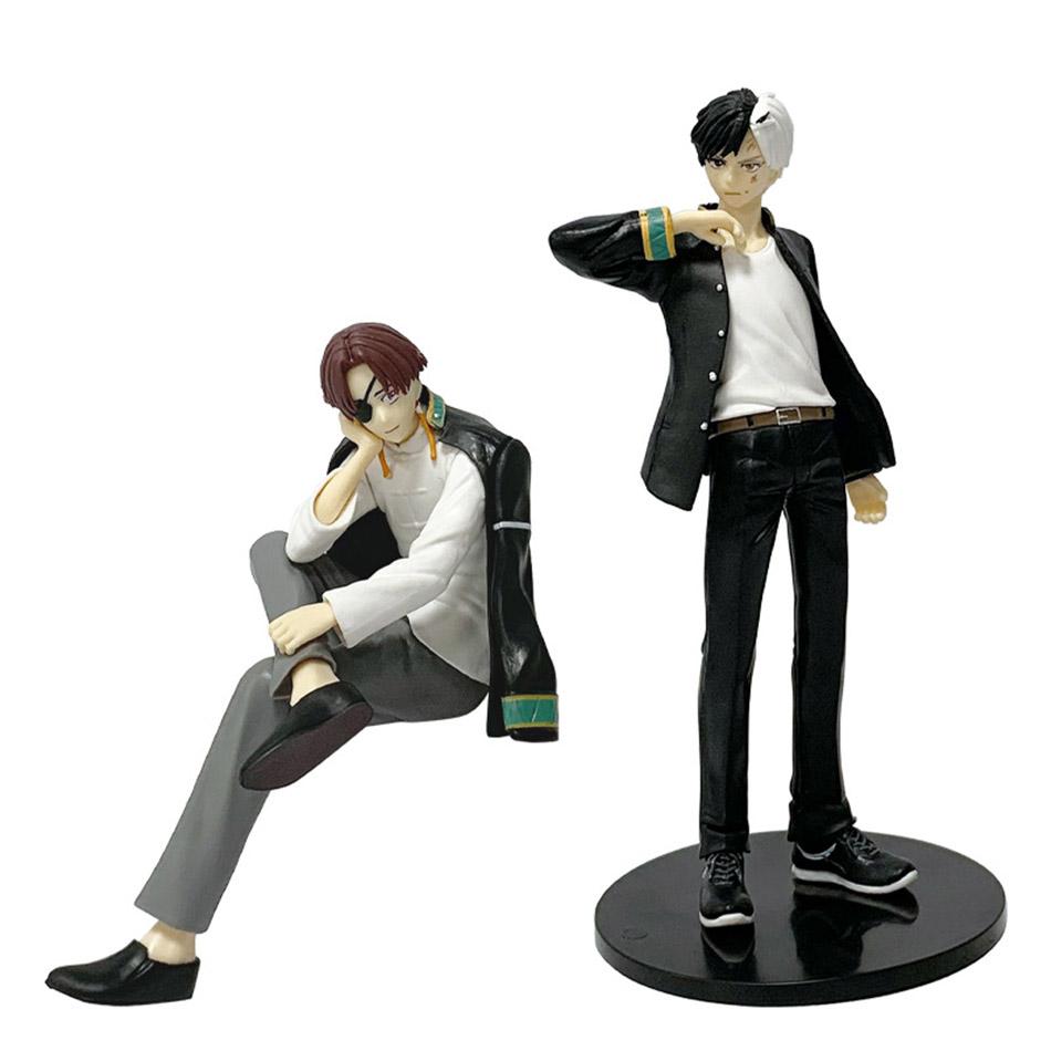 PVC Windproof Anime Merch | Noodle Stopper Figure - Standing Sakura Haruka & Sitting Suoh Hayato | Fan Collection Edition