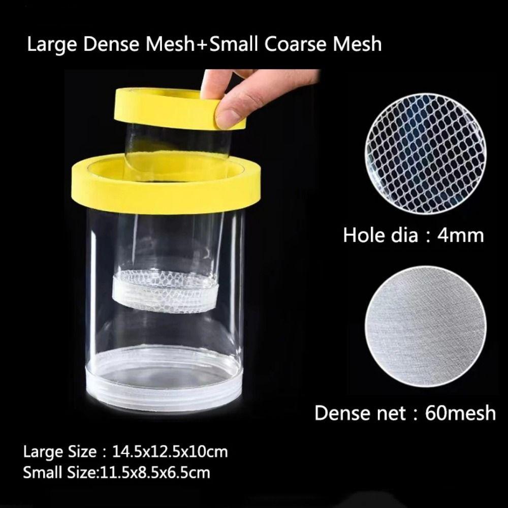 

Detachable Fish Breeding Isolation Box Colorful Aquarium Breeder Feeder Home yellow-Style B