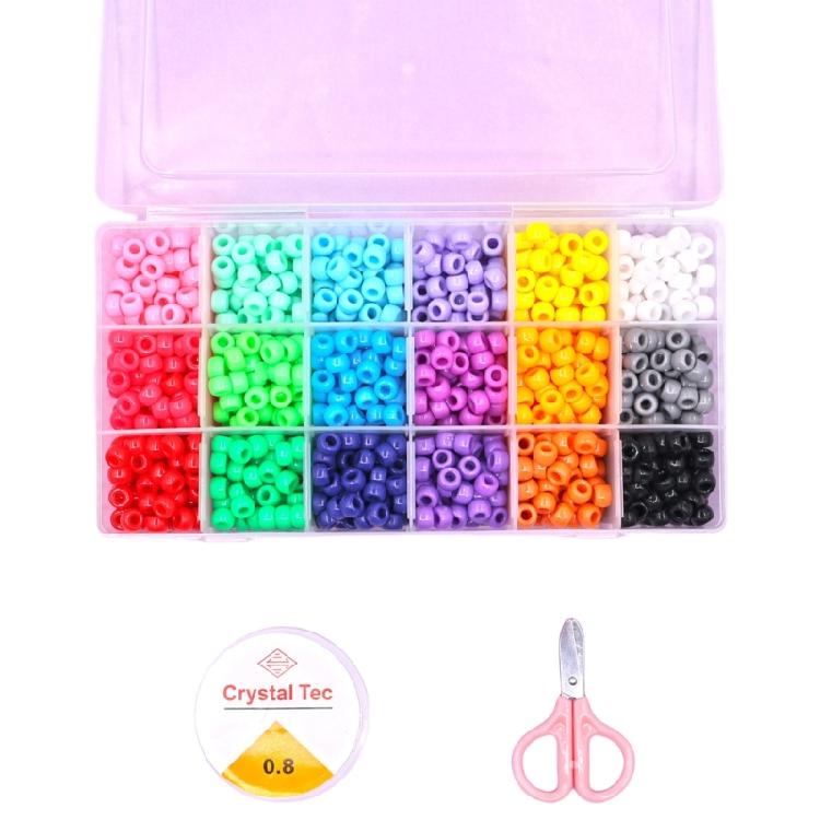 

Adjustable Elastics Cord Bracelet Set With Vibranting Color Resin Beads Plastic Charm for DIY Craft Enthusiasts 1