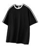UNTAPPED STUDIO Oversized Track Short Sleeve Color Block T-Shirt 3 Colors