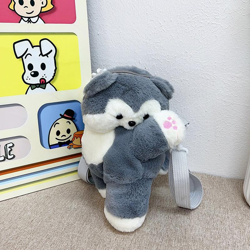 

Детский рюкзак-лежанка осень и зима новый маленький енот милый плюшевый дорожный рюкзак кукла родительско-детская памятная сумка