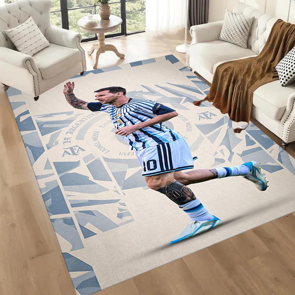 Messi 37 Carpet Perfect for Outdoor Balcony Playrooms Kitchen Antislip Carpet Anime Office Decor Perfect Gift for Valentine's Wedding Birthday
