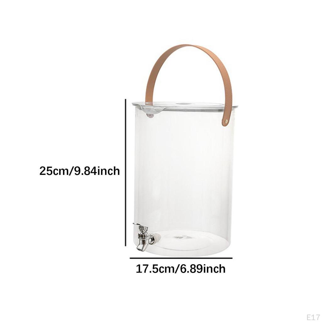 Beverage Dispenser, Barrel with Handle And Closure, Functional Leak, Made of PP, for