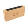 Wooden Digital Alarm Clock Wireless Charging Multifunction Fashionable Exquisite Bamboo LED Clock