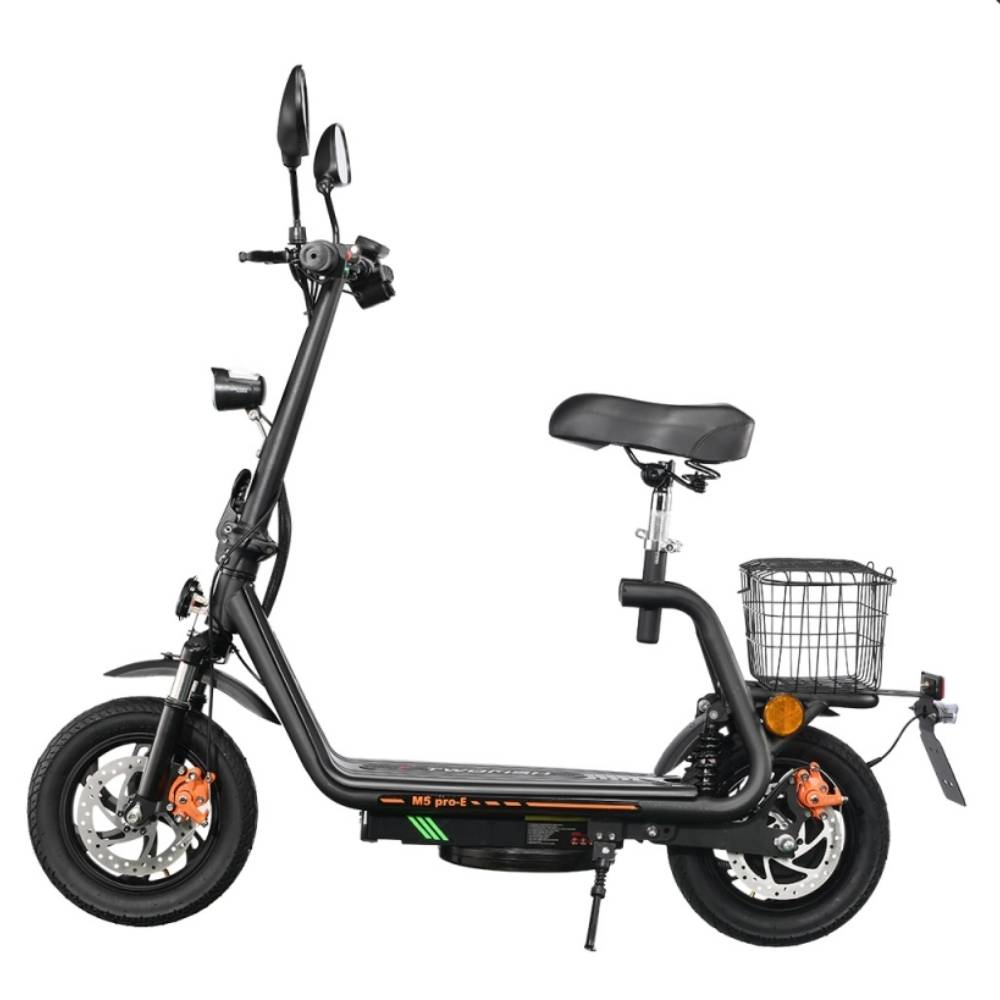 TWOFISH M5 PRO-E Hulajnoga Elektryczna dla Dorosłych Silnik 500W Opony 12 Calowe Bateria 48V 13AH Składana E-Hulajnoga