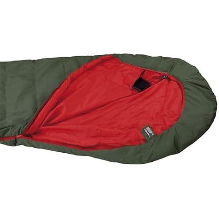 Sac de couchage sarcophage - high peak - pak 1000 eco - léger - imperméabilisant bionic-finish eco - confort +8°c