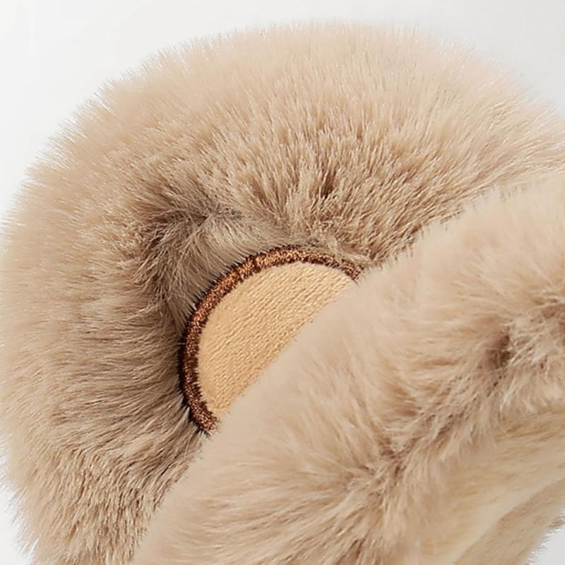 Furry and Warm Plush Ear Warmer for Winter Outdoor Activities Keep You Warm In Cold Weather for Skiing