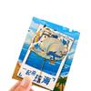 Zhuhai Sun and Moon Shell Fridge Magnet - Cultural Metal Souvenir for National Day & Mid-Autumn Festival
