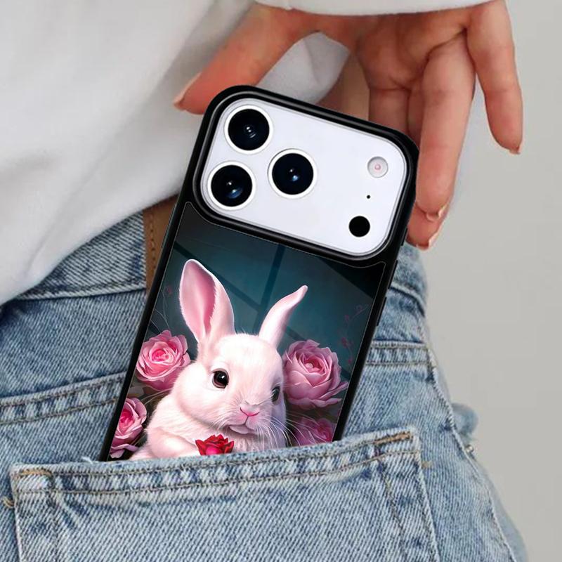 Bunny Rabbits Phone Case for iPhone 16e 15 14 13 12 17 Pro Max Plus Air 17pro Cover Coque