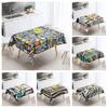 Abstract Geometric Tablecloth 1pc Resistant Party Decoration Restaurant Cafe Dining Table Tablecloths 140X200cm