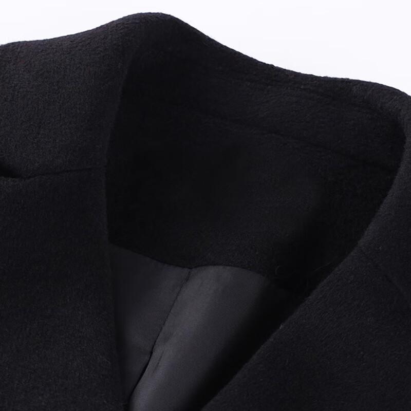 Elegantní dámský zimní kabát Tluoman ze směsi vlny