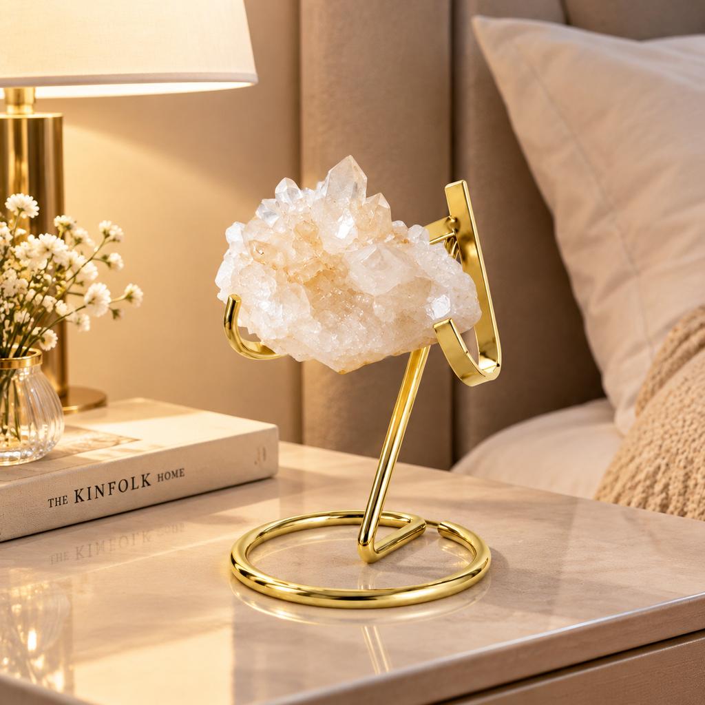 Modern Minimalist Iron Crystal Display Stand