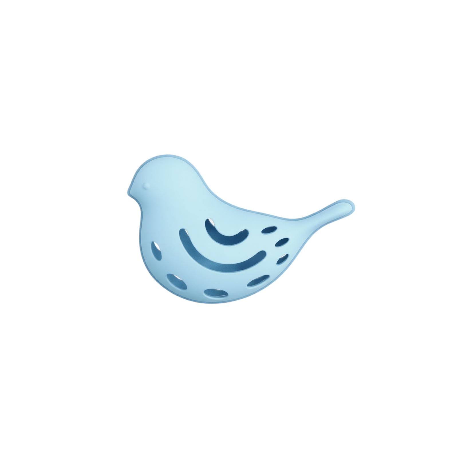 

Pet Interactive Silicone Bird Shaped Food Dispenser Cat Toy Slow Feeder Treat Puzzle for Cats and Small Pets Durable Chew Resistant One Size синій