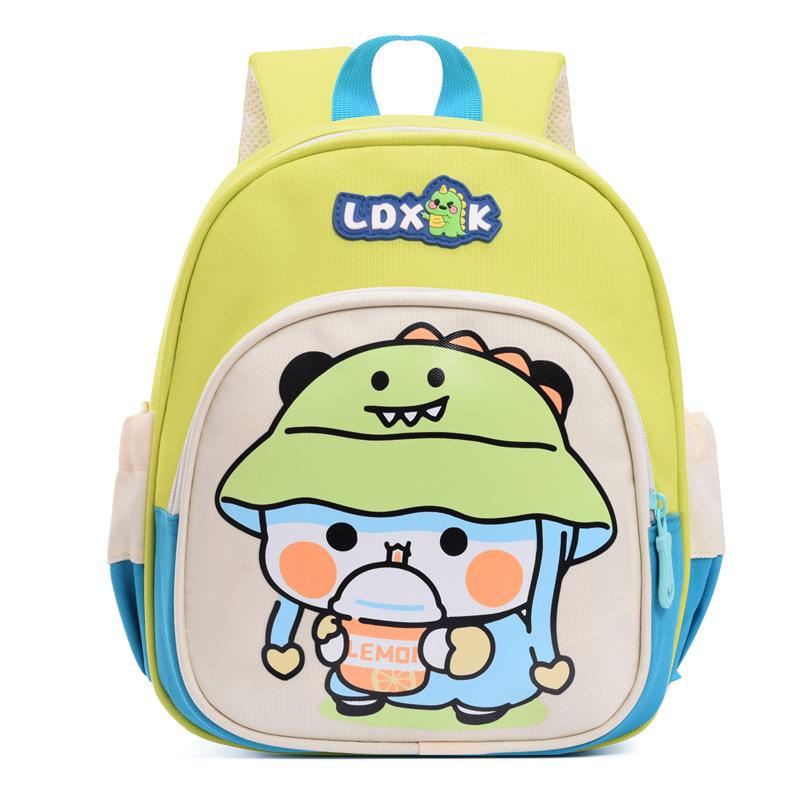 Neue Mode Macaron Farbe Kindergarten Schultasche Ultraleicht Niedlich Cartoon Junge Baby Rucksack Hochwertige Oxford Büchertasche für Mädchen 3 Jahre Alt Klasse 1-2
