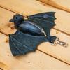 Creative Bat Shape Wallet Wallet Fun Portable Pouch Cards Realistic Bat Keychain