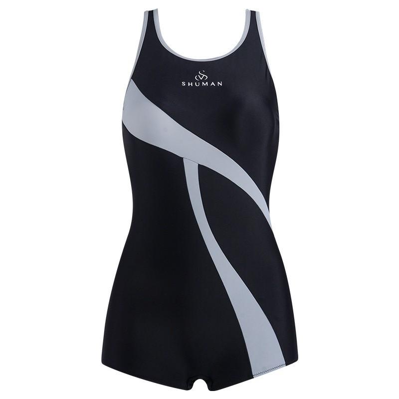 Racing Swimsuit Women's One-piece Belly Cover Slimming Sexy Swimming Pool Hot Sports Large Size Suit