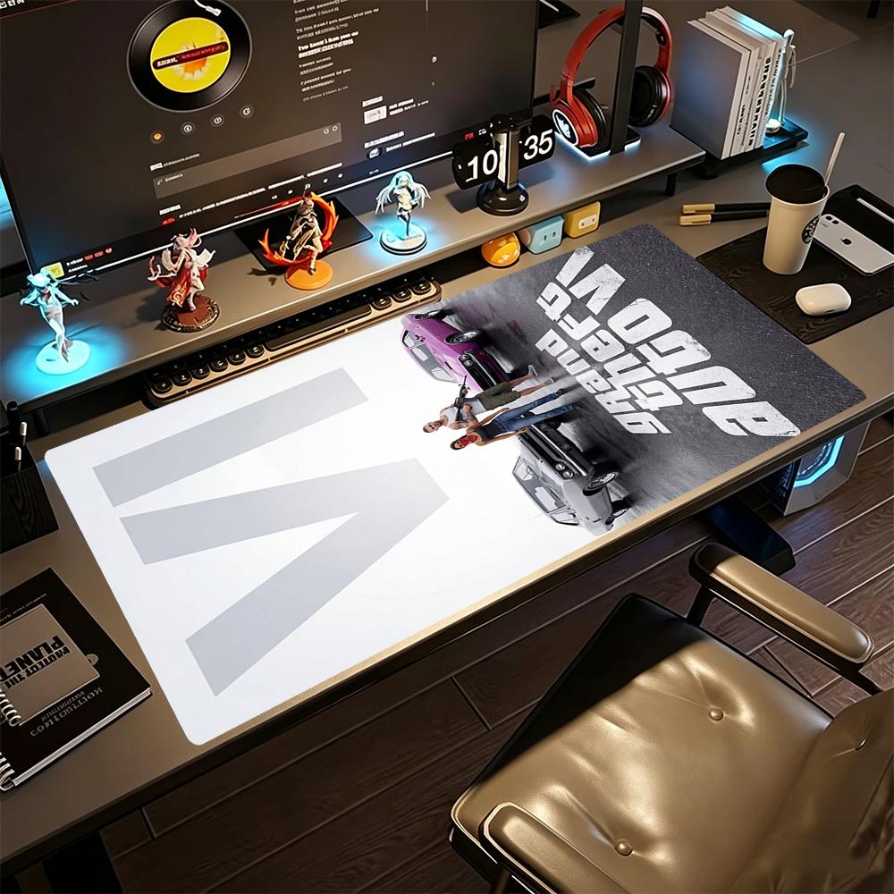 Gta Gaming-Mauspad Schreibtisch-Mauspad Computer-Schreibtisch Tastaturmatte Rutschfester Gummiboden Schreibtischzubehör