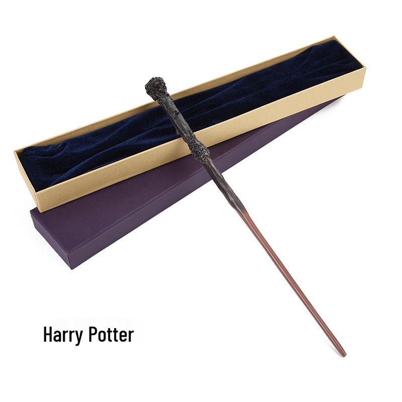 Harry Potter Magic Wand with Metal Core in Purple Box - Halloween Scepter