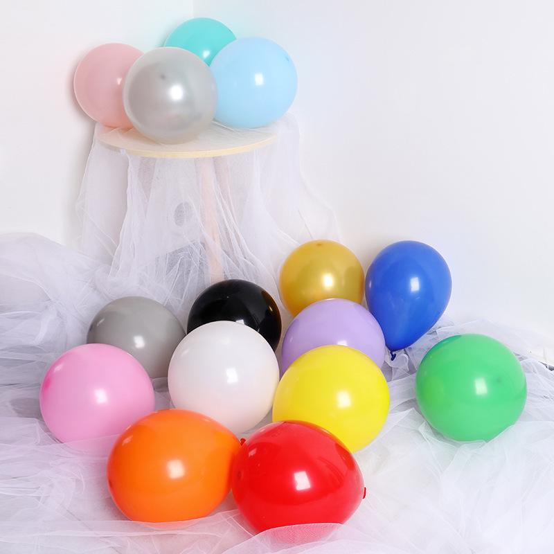 Matte Balloons for Birthdays & Weddings - 5", 10", 12" Round Tail Latex Decorations
