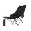 Adjustable Padded Outdoor Folding Recliner with Footrest