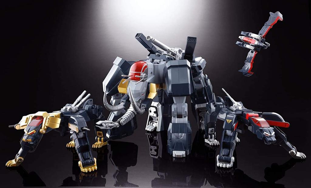 TAMASHII NATIONS Chogokin Damashii Super Beast Machine God Dancouga 250mm ABS PVC Painted Action Figure GX-13R (Renewal Version) Approx. & Die-cast &