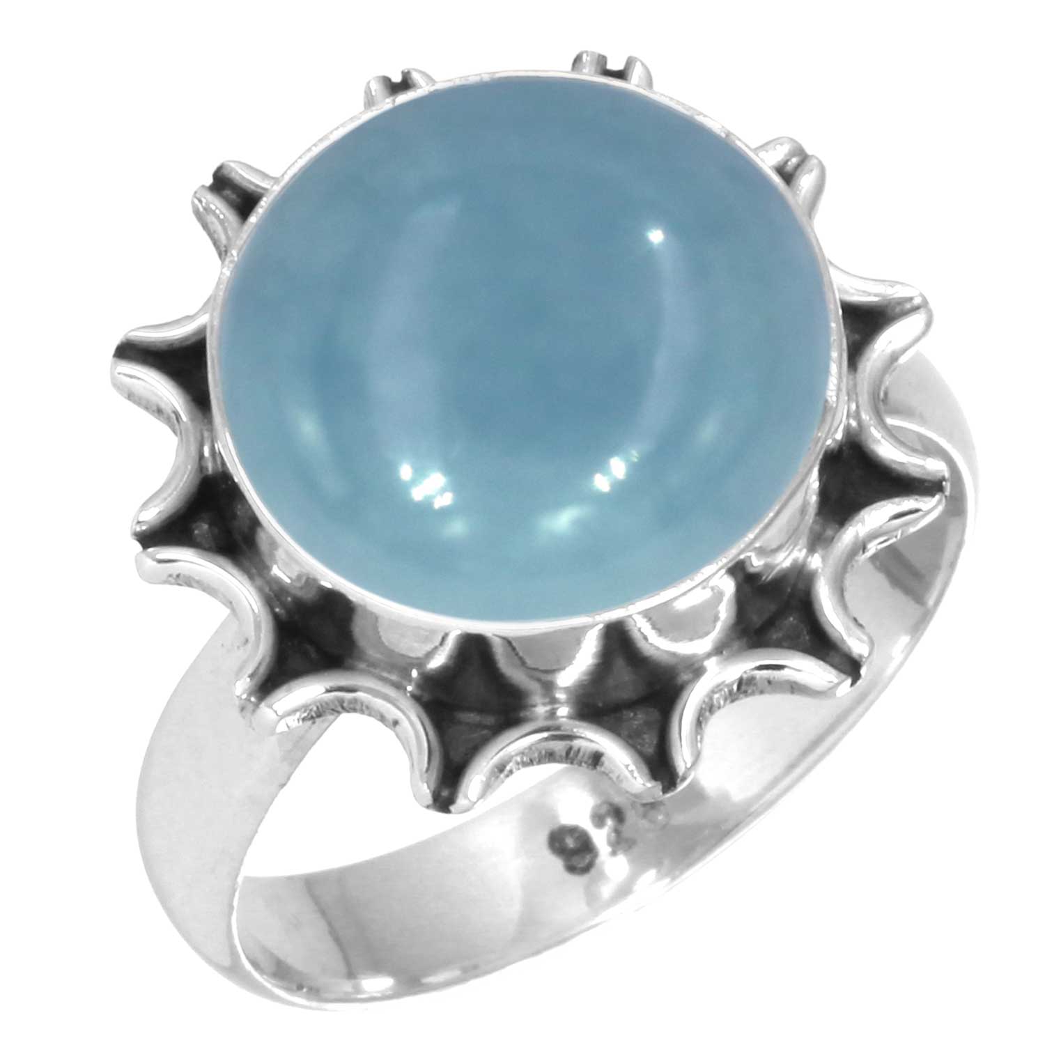 

Кольцо из стерлингового серебра 925 пробы с драгоценными камнями, ювелирные изделия ручной работы, подарок на День матери, амазонит, ангелит, голубой опал, ботсванский агат, мохаве, лазурит, хризоколла 7