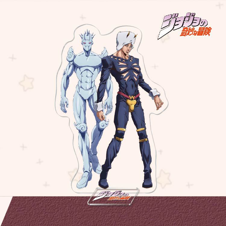 JoJo's Bizarre Adventure Animation Comics Peripheral Toys JOJO Dio Acrylic Stand-Up Sign Anime Action Figure Model Collection