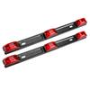 4pcs Stainless Red LED Rear Clearance ID Marker Light Bar Fit for Truck Trailer Pickup Boat Tail Lamp 12V 3W IP67