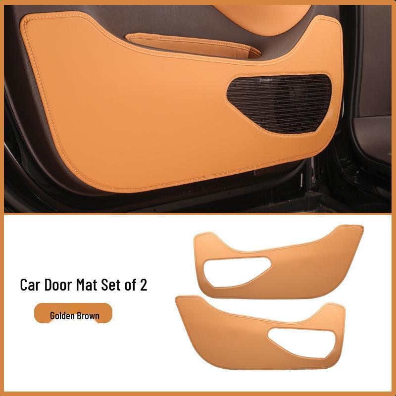 Denza D9 Leather Seat Kick Mat and Door Protection Car Accessories