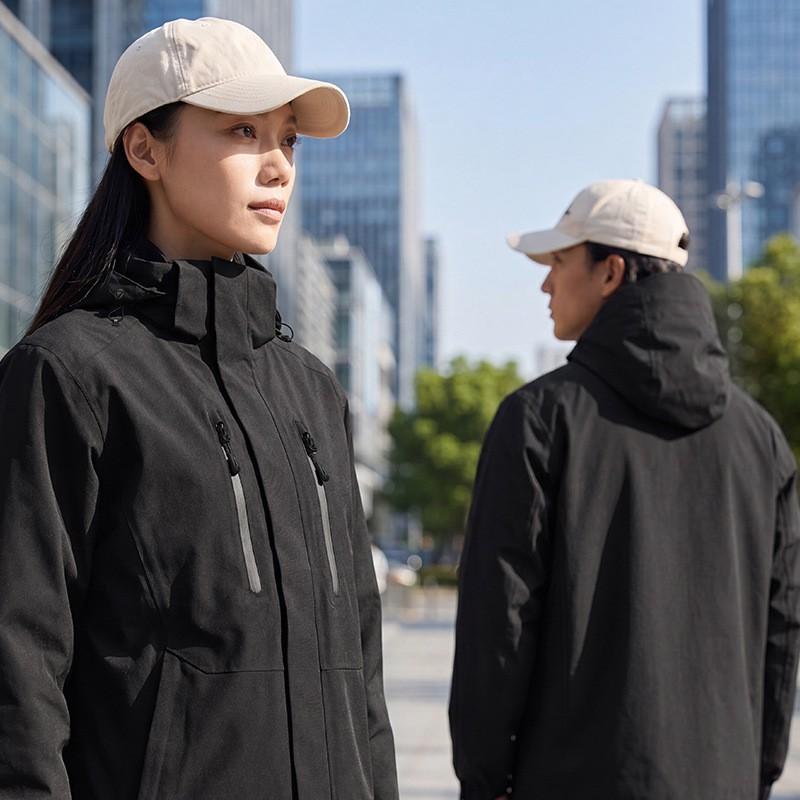 New Standard Detachable Fleece Liner 3-in-1 Jacket Men Women Outdoor Business Windproof Waterproof Coat