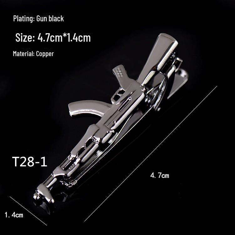 

Мужской зажим для галстука Creative Boutique Feather - Серебряный в форме животного