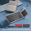 Tri-fold Keyboard Wireless Bluetooth Foldable Small Keyboard Suitable for Desktop Computers and Notebooks