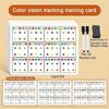 Reusable Training Link Cards Attention Training Color Number Cards  Early Education