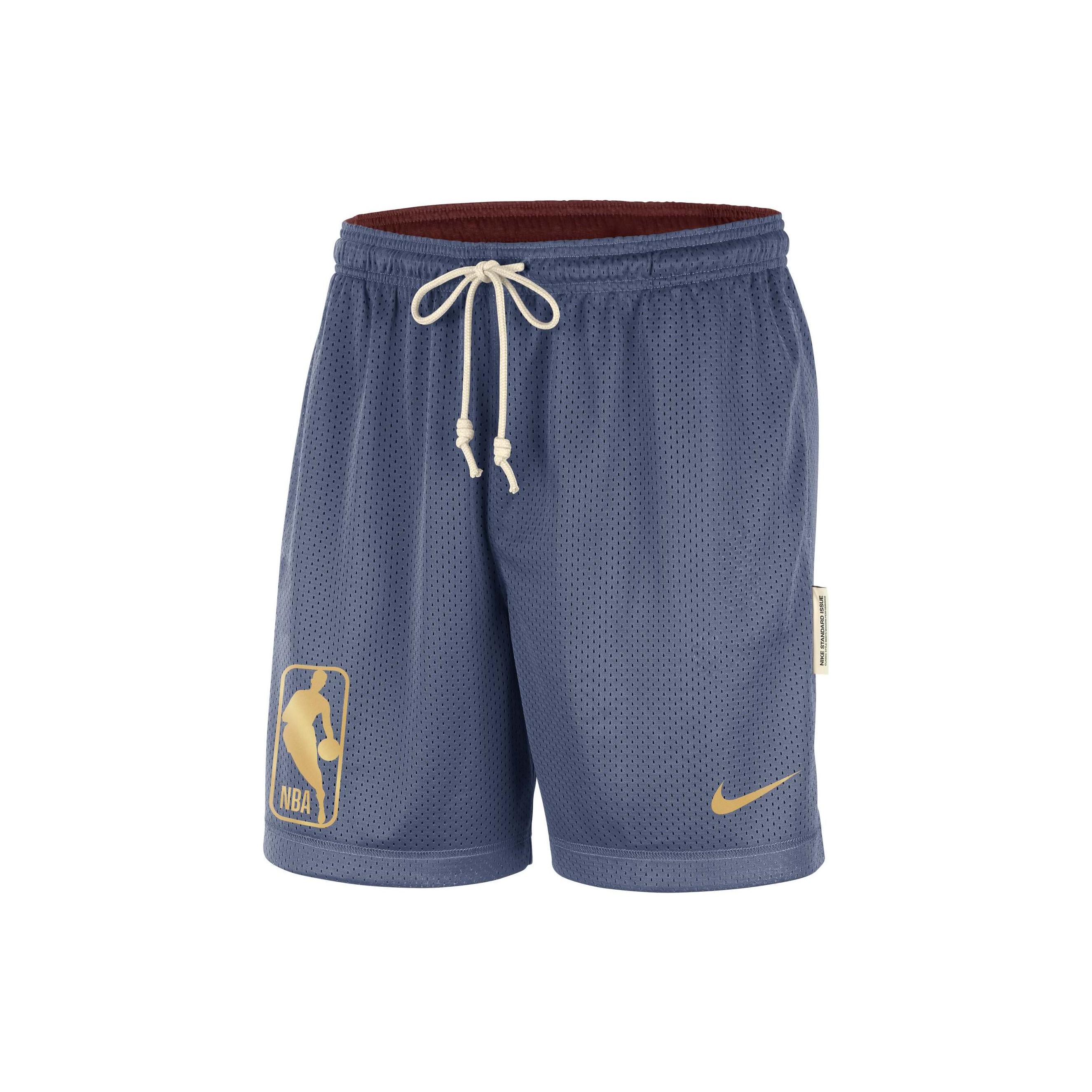 

Nike Dri-Fit NBA Logo Drawstring Quick-Dry Reversible Casual Sports Shorts Men shorts Finn-Blue DX9792-491 M