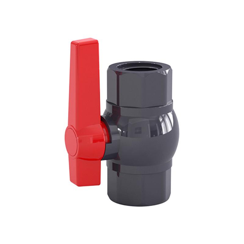 PVC Internal Thread Ball Valve - Double Thread Water Pipe Fitting (Sizes: 20, 25, 32, 40, 50, 63, 75, 110)