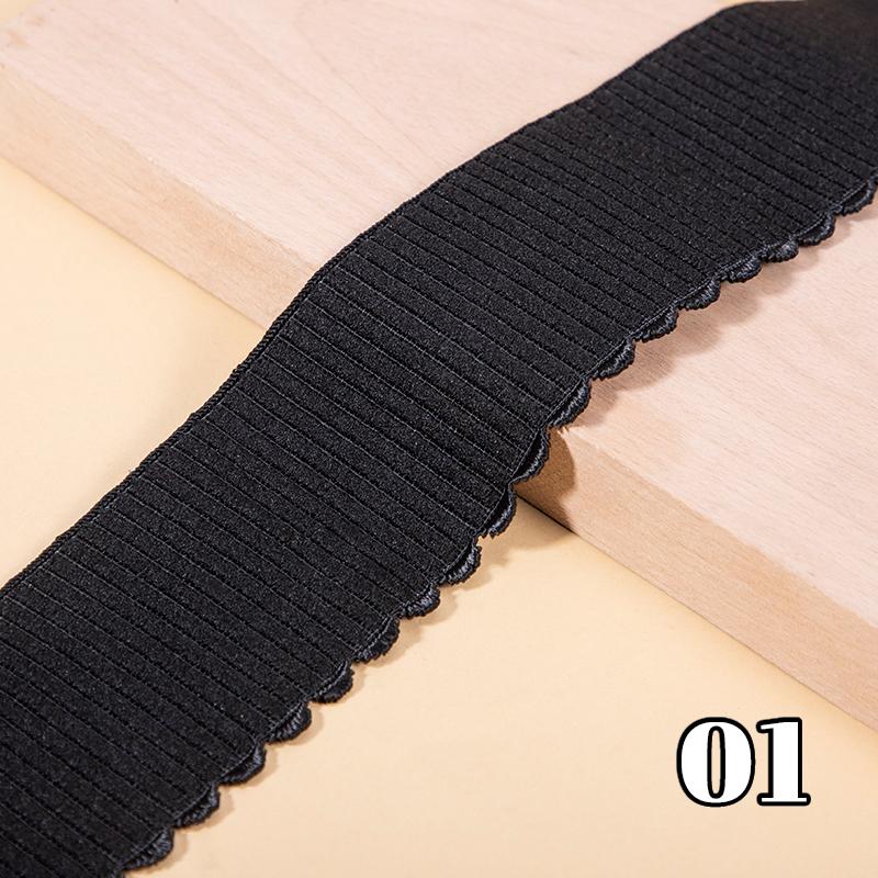 3M Spitzenbesatzstoff 5cm Stretchband Hochelastische Bänder Bund Für DIY Nähen Rock Kleidungsstück Hose Patchwork Zubehör