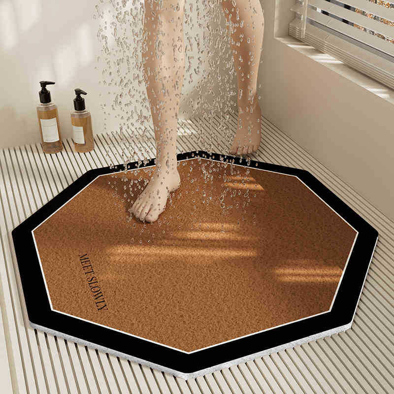 New Bathroom Non-slip Mat Shower Room Bath Floor Anti-fall Mat Toilet Toilet Bathtub Waterproof Mat