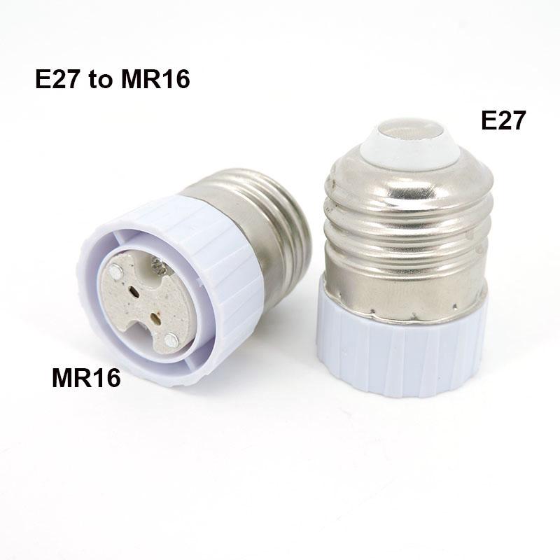 1/2/5ks E27 až MR16 E27 Patice žárovky Držák napájení Držák žárovky konvertoru Adaptér LED světla Šroubová patice E27 až GU5.3 G4