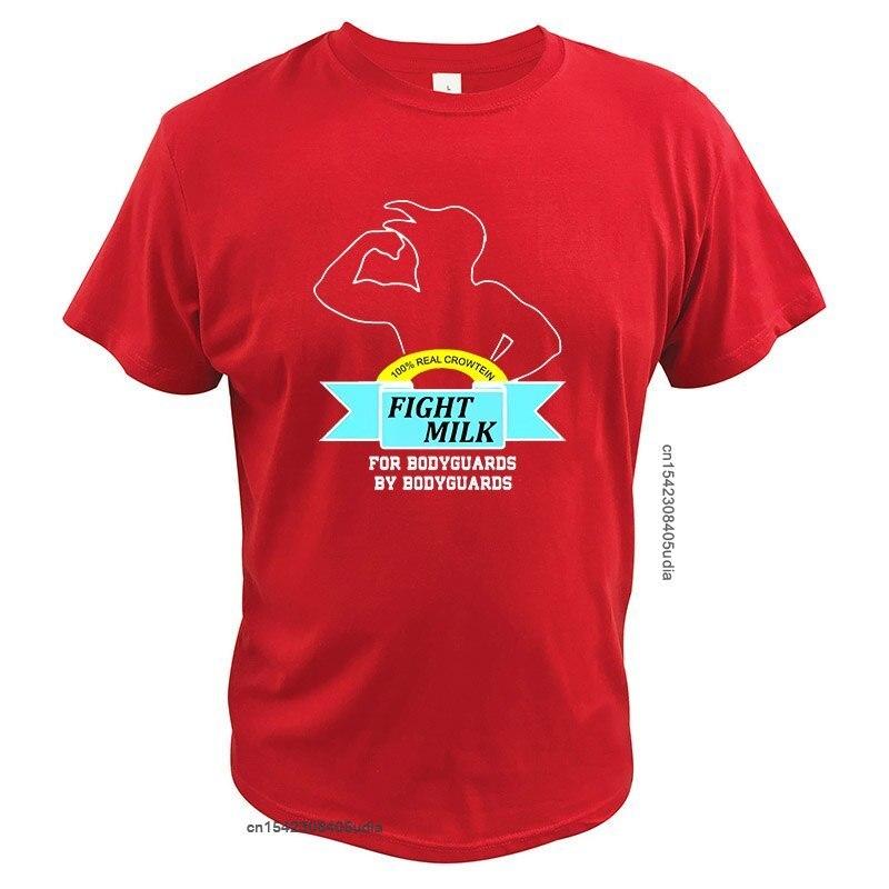 Fight Milk T-shirt Det är alltid soligt i Philadelphia T-shirt Eu-storlek Ren bomull Kortärmad Toppar av hög kvalitet