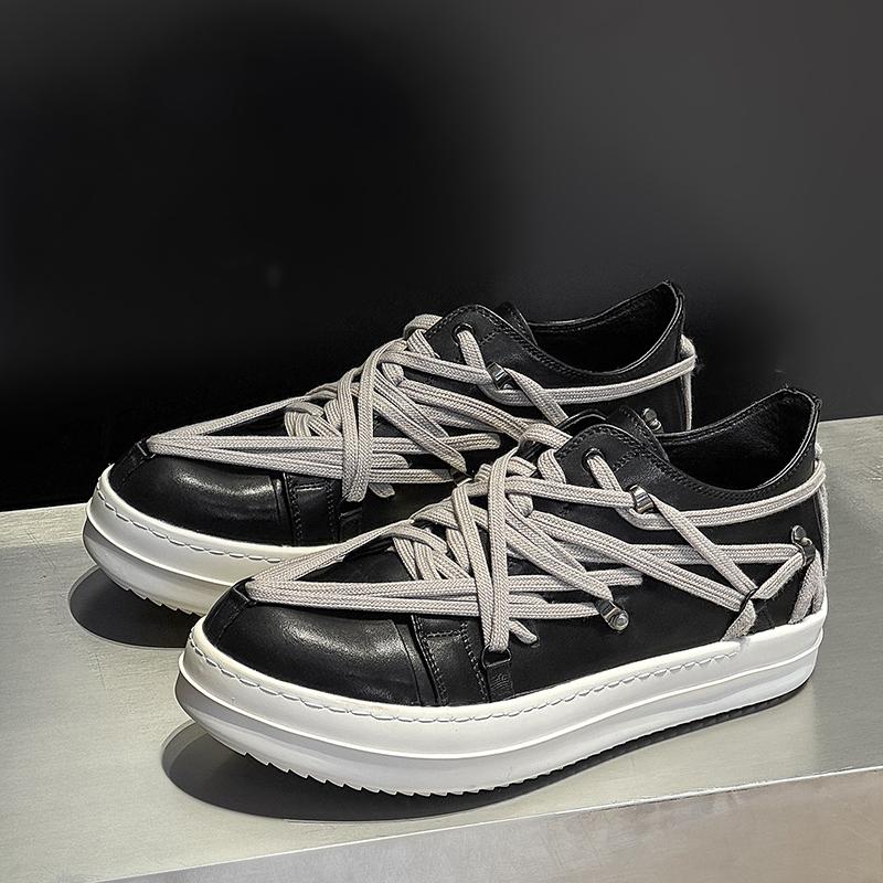 Personality Casual Shoes Suede Leather Sneakers Classic Men's Skateboard Footwear New Trendy Male Tenis Masculino Walking Shoes